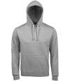 02991 Unisex Spencer Hooded Sweatshirt Grey Marl colour image